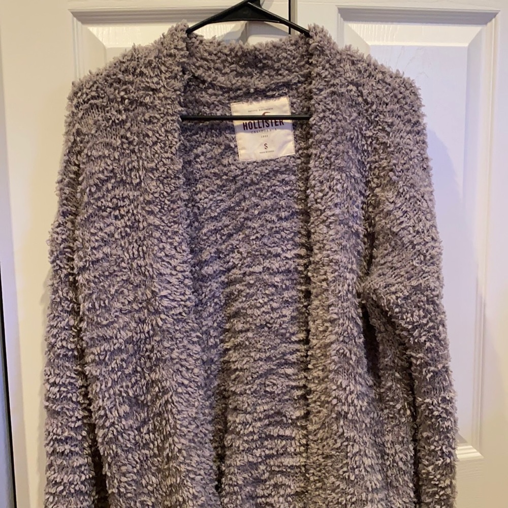 Fuzzy Hollister cardigan